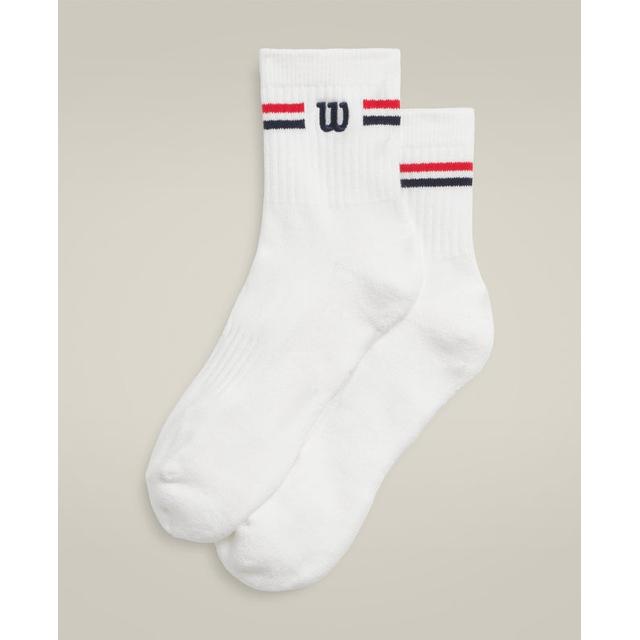 Wilson - Quarter Top Logo Stripe Sock in Durham NC