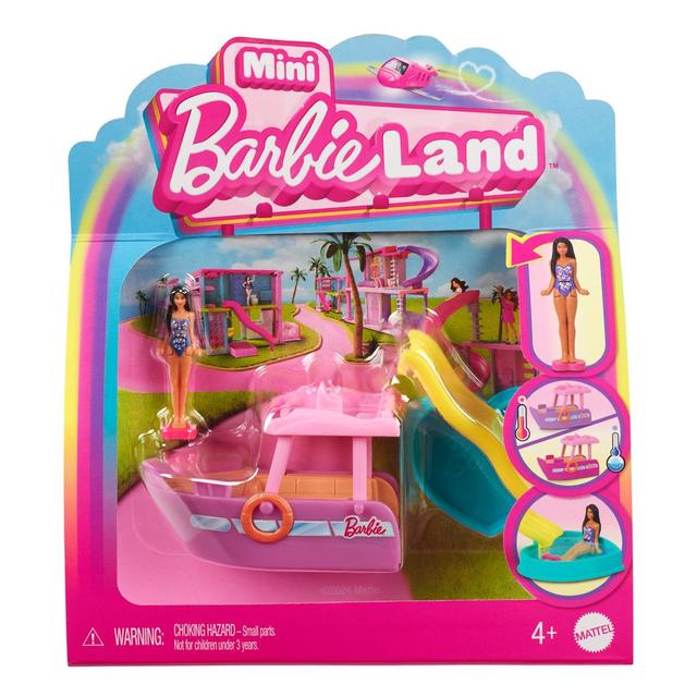 Mattel / Barbie Mini Barbieland Doll & Vehicle Sets With 1.5-Inch Doll ...