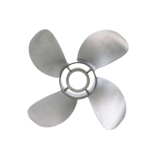 Mercury Marine - Quicksilver Bravo Three 15" Diameter X 28" Pitch, 4-Blade Stainless Steel Propeller, Left Hand Rotation, Matte Finish