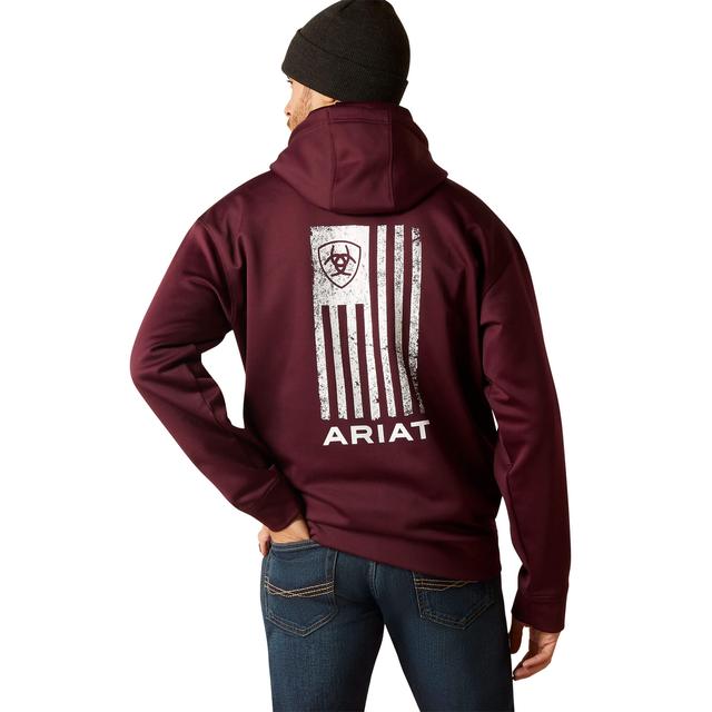 Ariat - Men's Logo Tek Fleece Hoodie