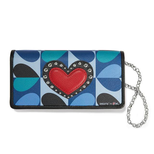 Brighton - Fashionista Moody Blue Large Wallet