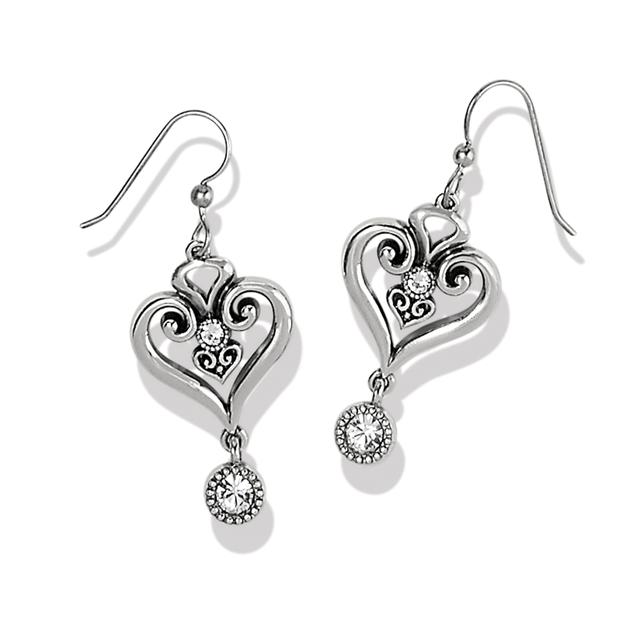 Brighton - Alcazar Heart Glint French Wire Earrings in Fort Lauderdale FL