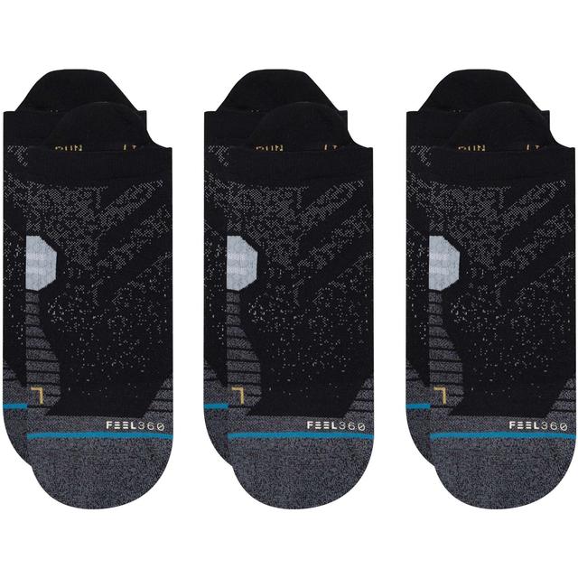 Stance - Run Tab Socks - 3 Pairs Black