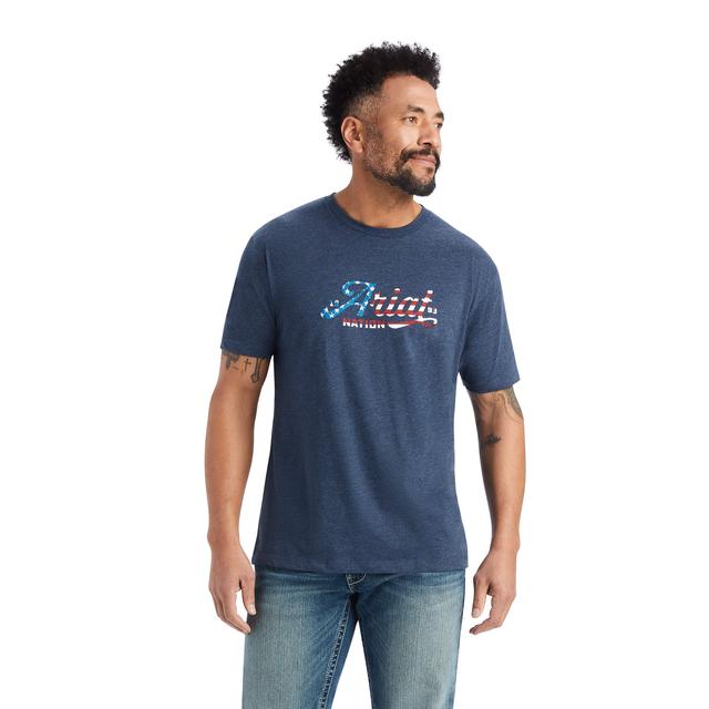 Ariat - Men's Ariat Script Flag T-Shirt