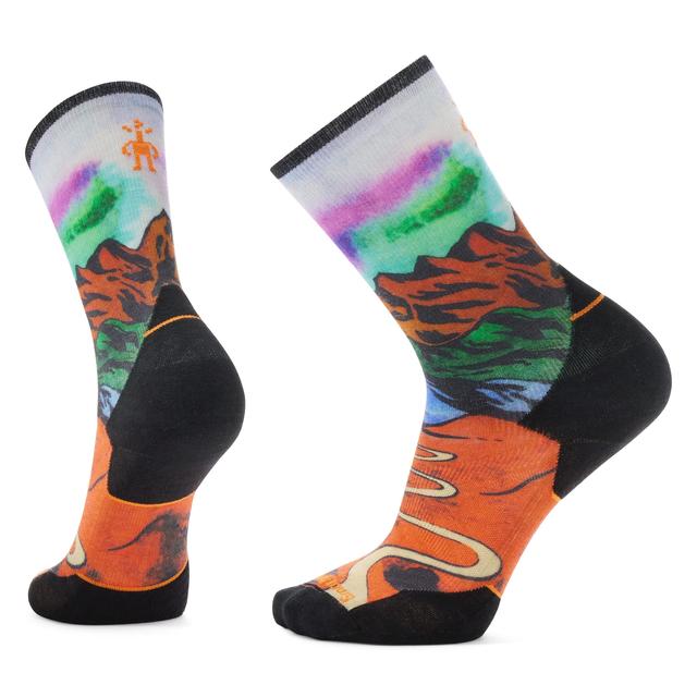 Smartwool - Trail Run Targeted Cushion Singletrack Print Crew Socks