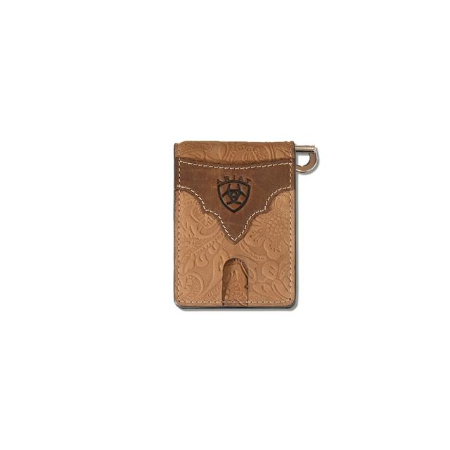 Ariat - Men's Tooled Leather Clip Wallet