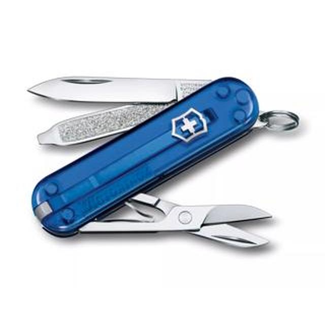 Victorinox - Classic SD Transparent Victorinox pocket knife (Blue, 2 in) in Harrisonburg VA