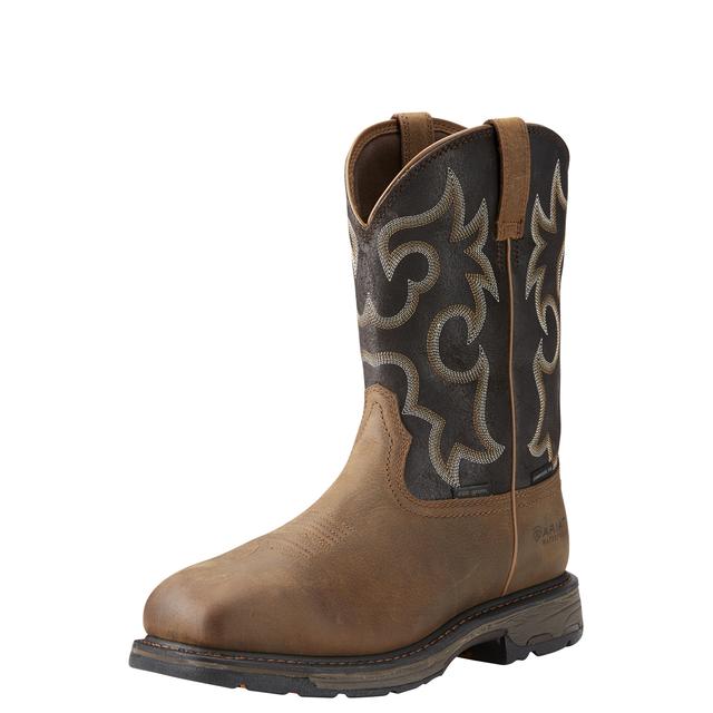 Ariat - Men's WorkHog Wide Square Toe 400g Waterproof Composite Toe Work Boot in Pasadena CA