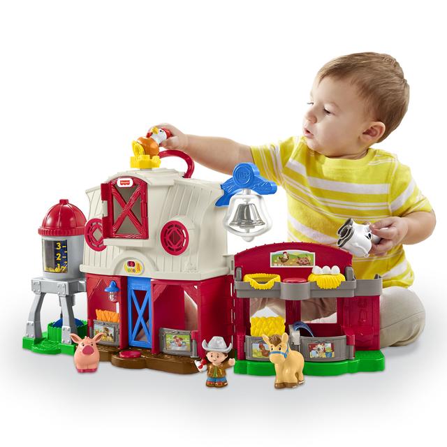 Mattel - Fisher-Price Little People Farm Toy, Toddler Playset With Smart Stages Learning Content