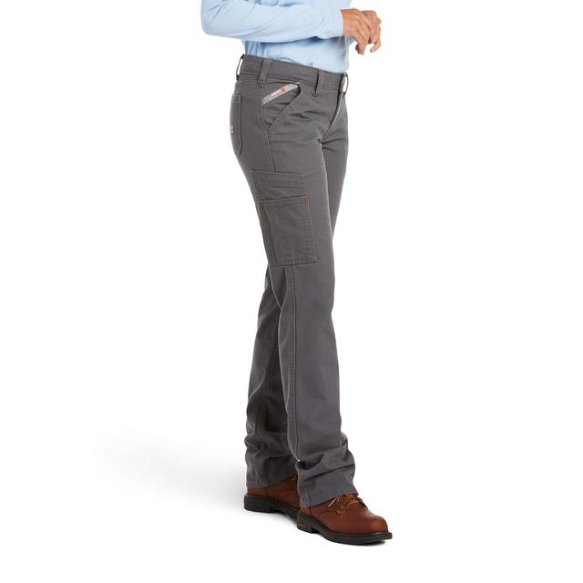 Ariat - Women's FR Stretch DuraLight Canvas Stackable Straight Leg Pant