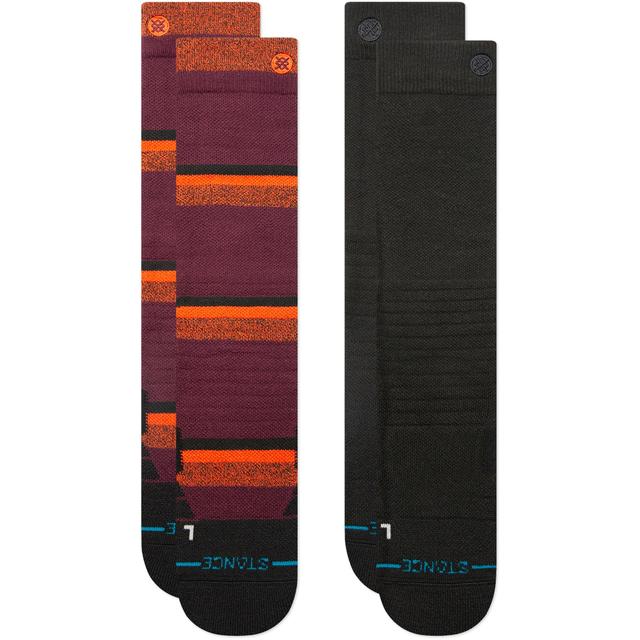 Stance - Men's Nightride Snow Midweight Socks - 2 Pairs Multi-Colored