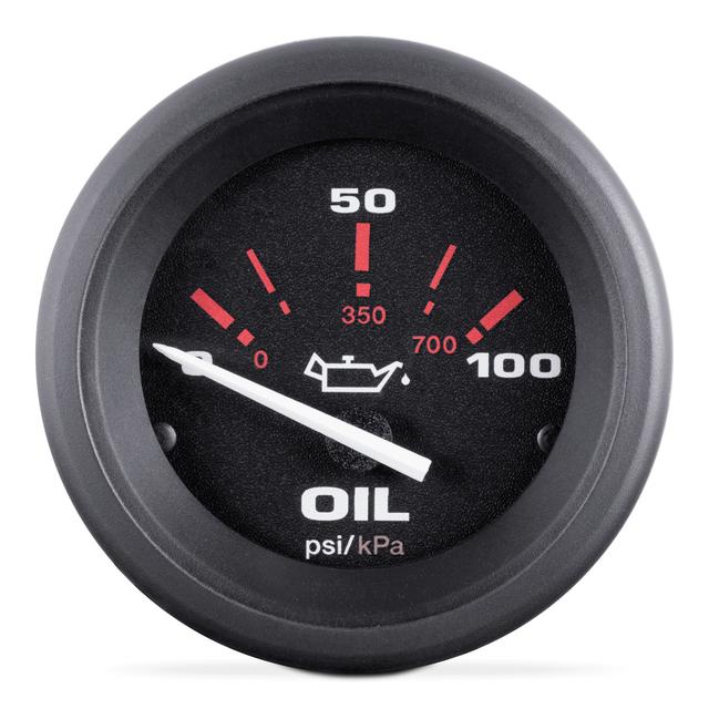 Sierra Parts - 57929P Oil Pressure Gauge, Amega 2" 0-100 PSI