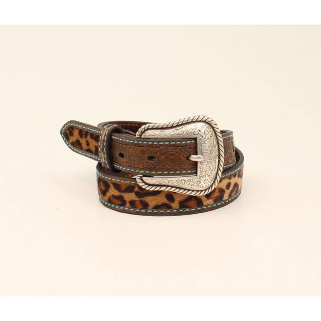 Ariat - Unisex Narrow leopard belt