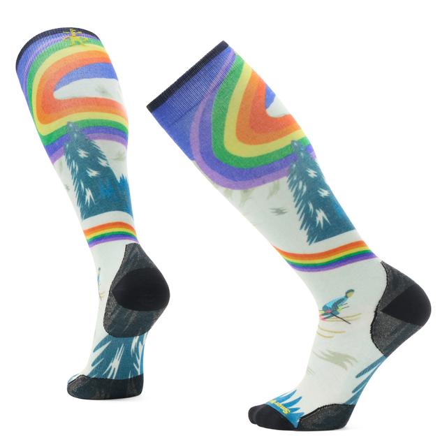 Smartwool - Ski Rainbow Trails Print Over The Calf Socks in Kildeer IL