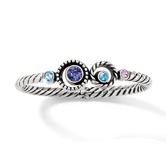 Brighton - Halo Hinged Bangle