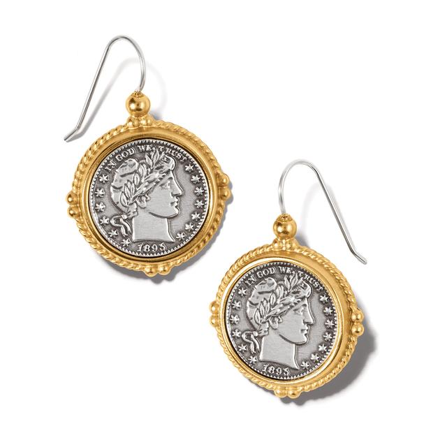 Brighton - Lady Liberty French Wire Earrings in Cambria CA