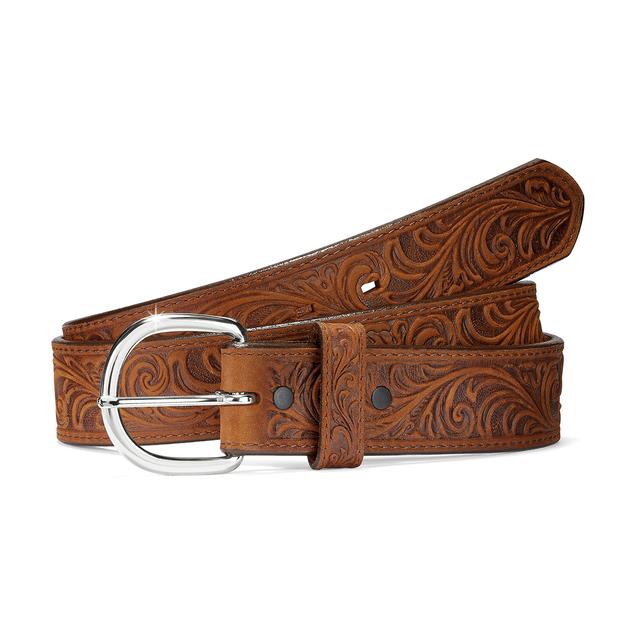 Brighton - Western Scroll Tooled Belt