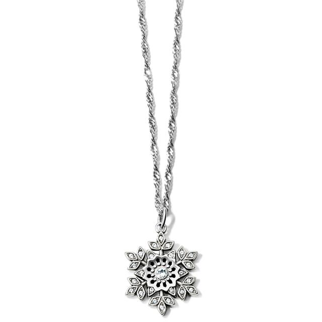 Brighton - Glint Snowflake Necklace in Oblong IL