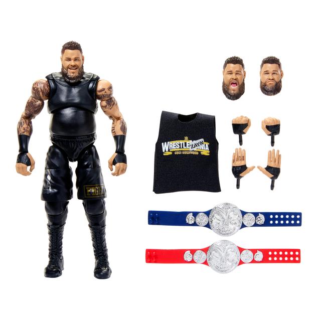 Mattel - WWE Ultimate Edition Kevin Owens Action Figure & Accessories Set, 6-Inch Collectible, 30 Articulation Points