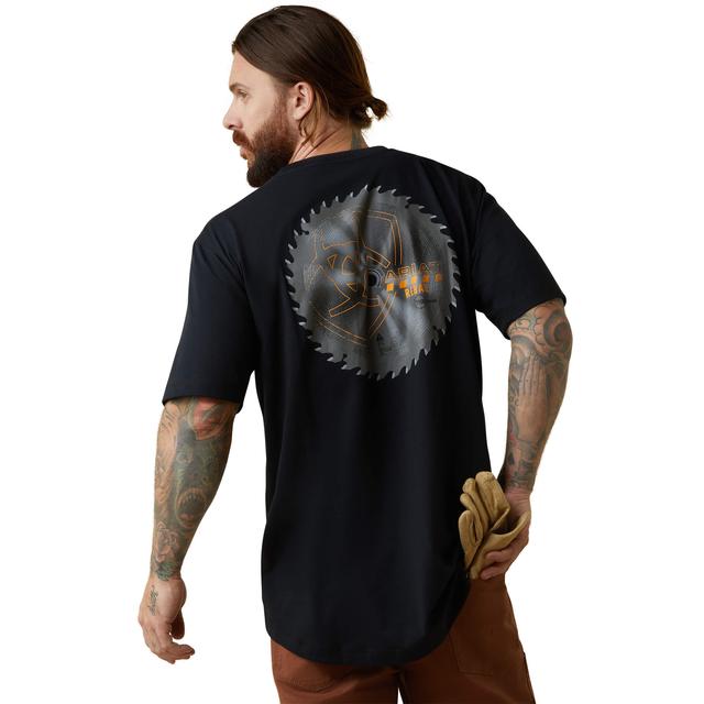 Ariat - Men's Rebar Workman Buzz Saw Graphic T-Shirt in Durham NC