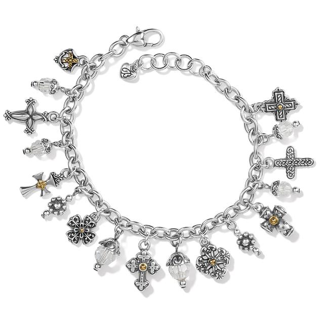 Brighton - One Cross Charm Bracelet in Cambria-CA