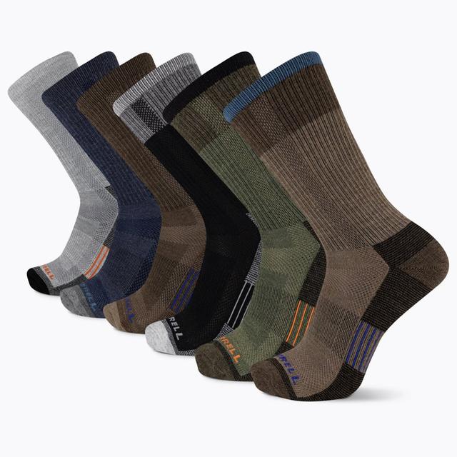 Merrell - Recycled Cushioned Crew Sock 6 Pack