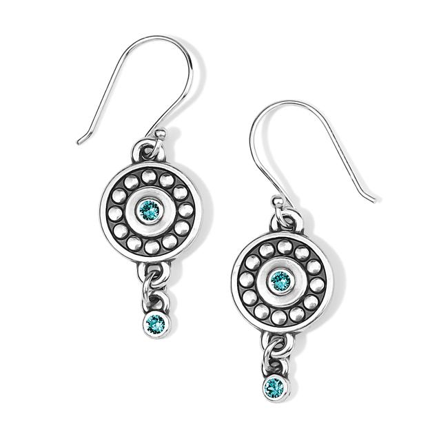 Brighton - Pebble Dot Medali Reversible French Wire Earrings in Cisco-TX