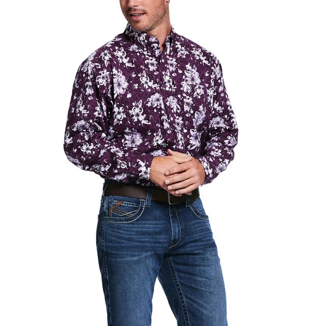 Ariat - Men's Rio Print Stretch Classic Fit Shirt in Durham NC