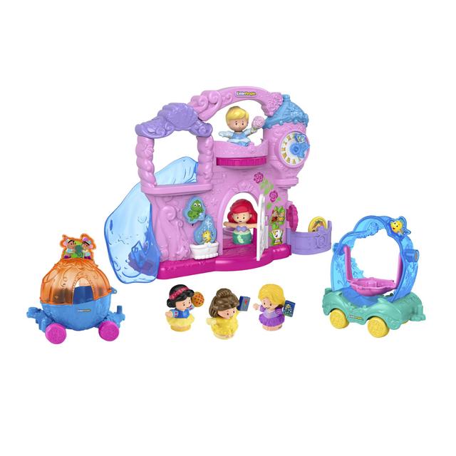 Mattel - Disney Princess Play & Go Castle Gift Set By Little People