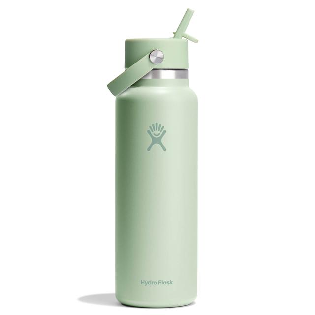 Hydro Flask - 40 oz Wide Mouth with Flex Straw Cap - Aloe