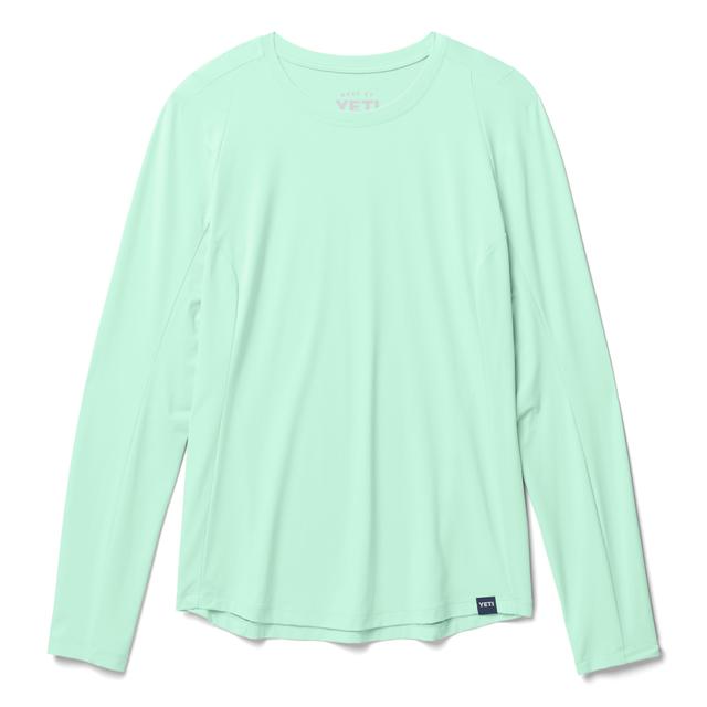 YETI - Women's Crew Neck Long Sleeve Sunshirt - Ice Blue - S in Pasadena CA