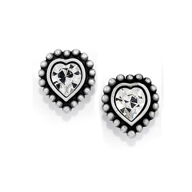 Brighton - Shimmer Heart Mini Post Earrings