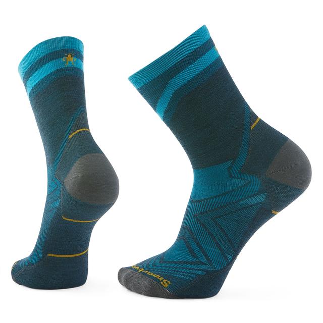 Smartwool - Run Zero Cushion Mid Crew Pattern Socks