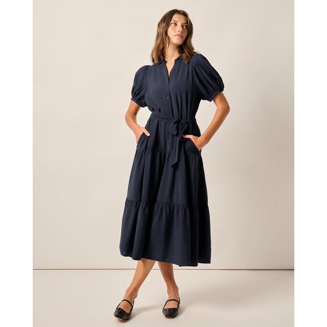 Johnnie-O - Womens Lorelai Button Up Tiered Maxi Dress