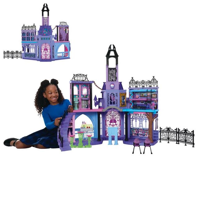 Mattel - Monster High Haunted High School Doll House With 35+ Pieces Of Furniture And Accessories in Cincinnati OH