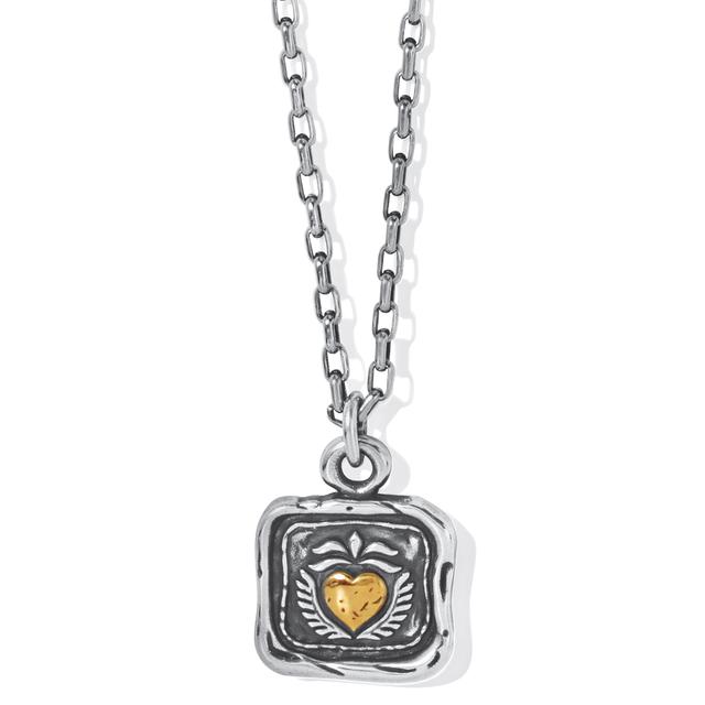 Brighton - Ferrara Virtue Winged Hearted Pendant Necklace