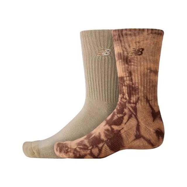 New Balance - Unisex Lifestyle Tie Dye Midcalf Socks 2 Pack