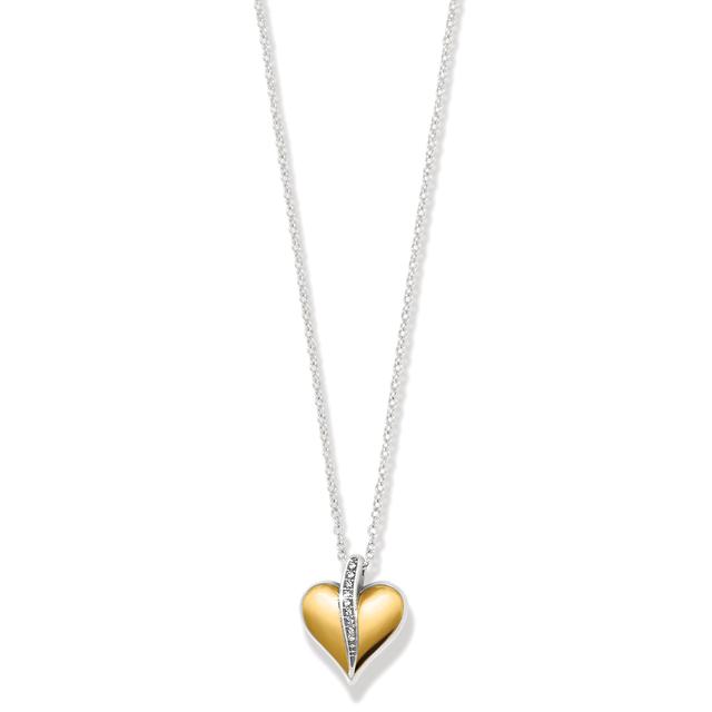 Brighton - Precious Heart Two Tone Petite Necklace