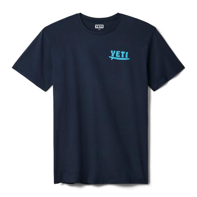 YETI - Big Wave Short Sleeve T-Shirt - Navy - S in Vernon Bc