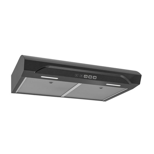 Broan-NuTone - 30-Inch Under Cabinet Range Hood, ENERGY STAR, 350 Max Blower CFM, Black Stainless Steel in Lake Park FL