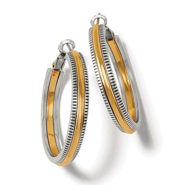 Brighton - Interlok Heirloom Hoop Earrings