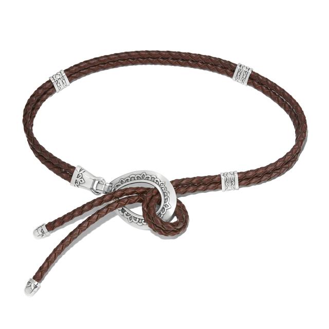 Brighton - Double Barrel Braid Belt in Mustang OK