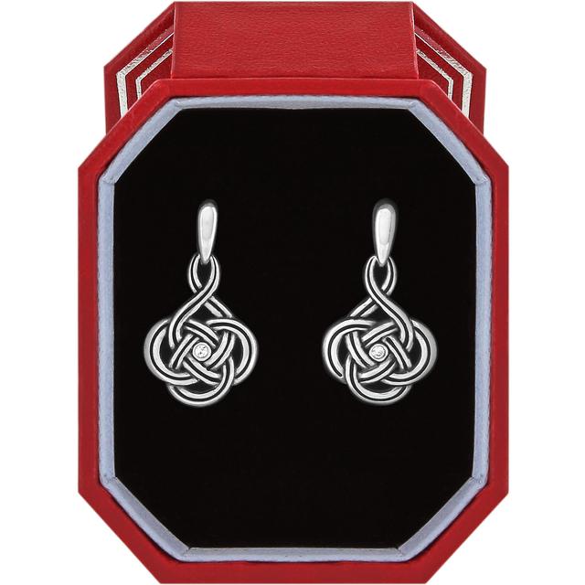 Brighton - Interlok Petite Post Drop Earrings Gift Box