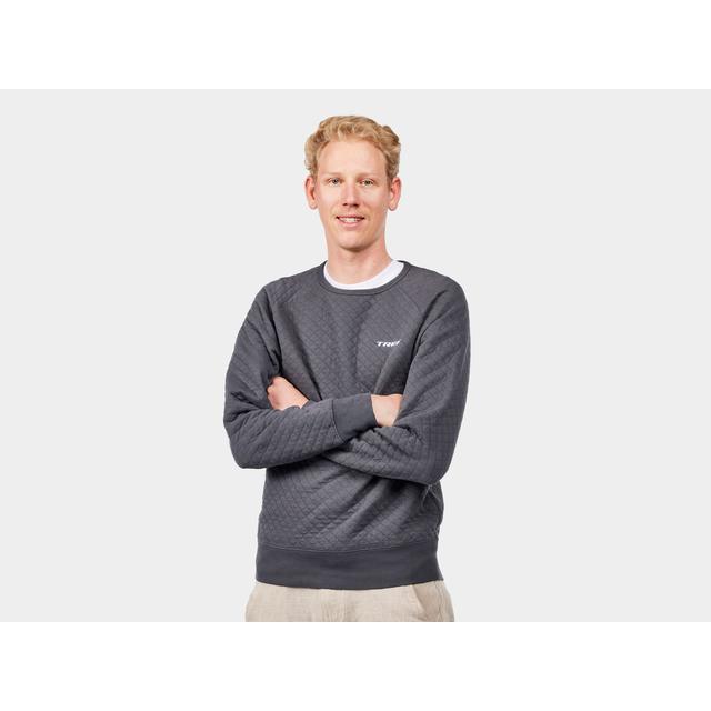 Trek - Quilted Crewneck Unisex Sweatshirt