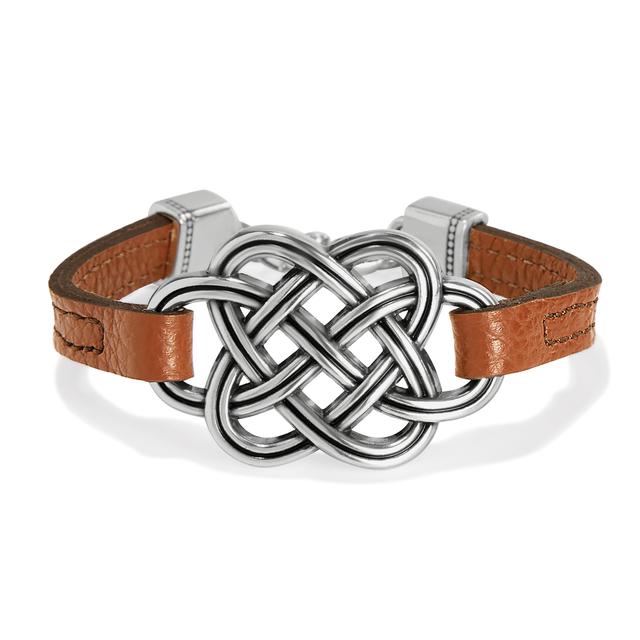 Brighton - Interlok Trellis Leather Bracelet in San Diego Texas