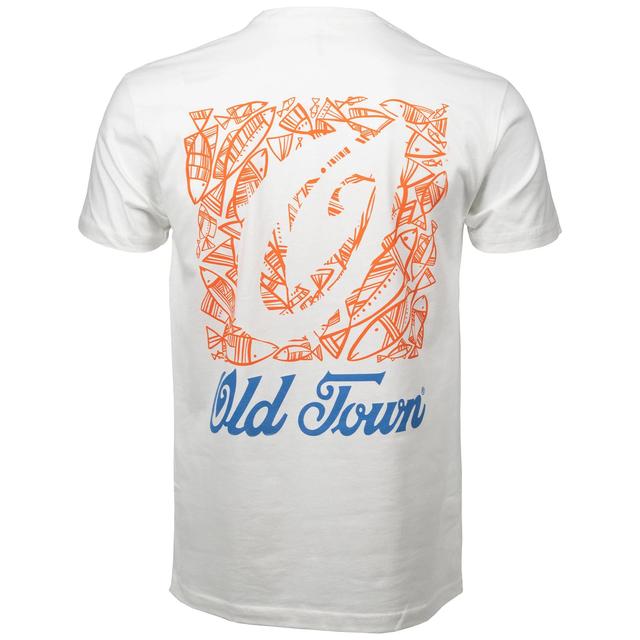 Old Town - Smallportsman Fish Pattern T-Shirt