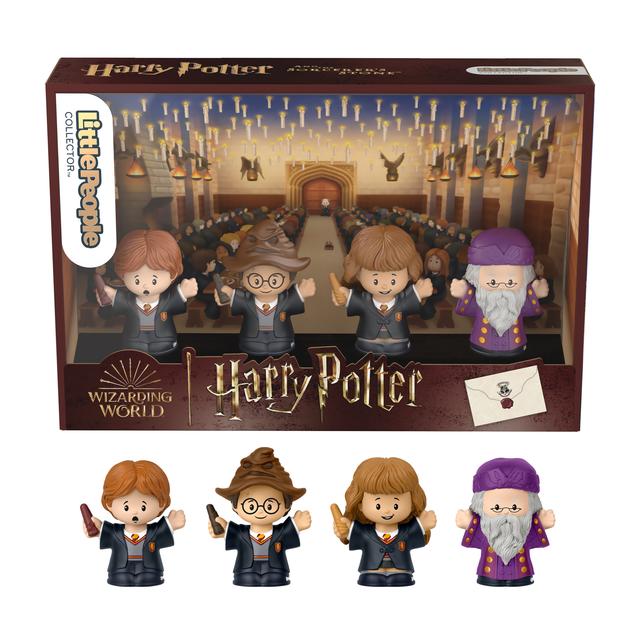 Mattel - Little People Collector Harry Potter And The Sorcerer's Stone Special Edition Set, 4 Figures