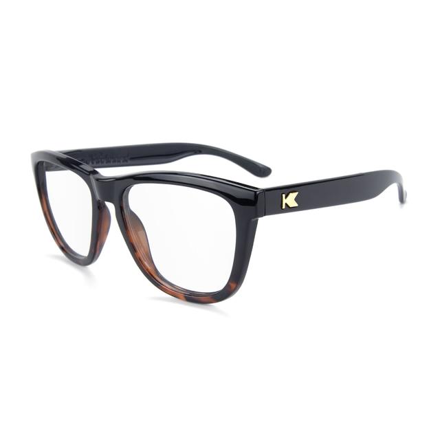 Knockaround - Premiums: Glossy Black and Tortoise Shell Fade / Amber in Durham NC