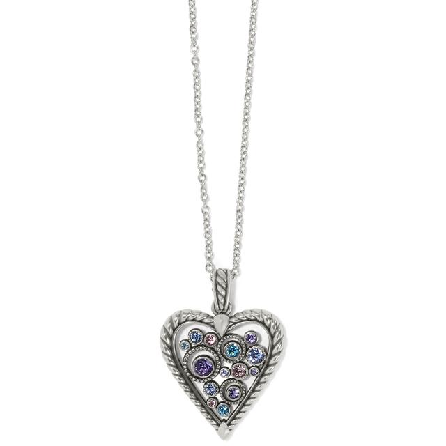 Brighton - Halo Heart Necklace in Mt Sterling KY