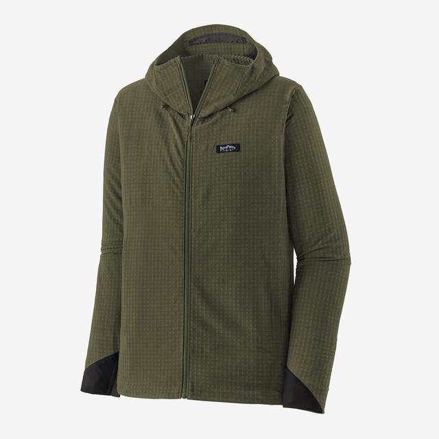 Patagonia - Men's R1 TechFace Fitz Roy Trout Hoody in Banning CA